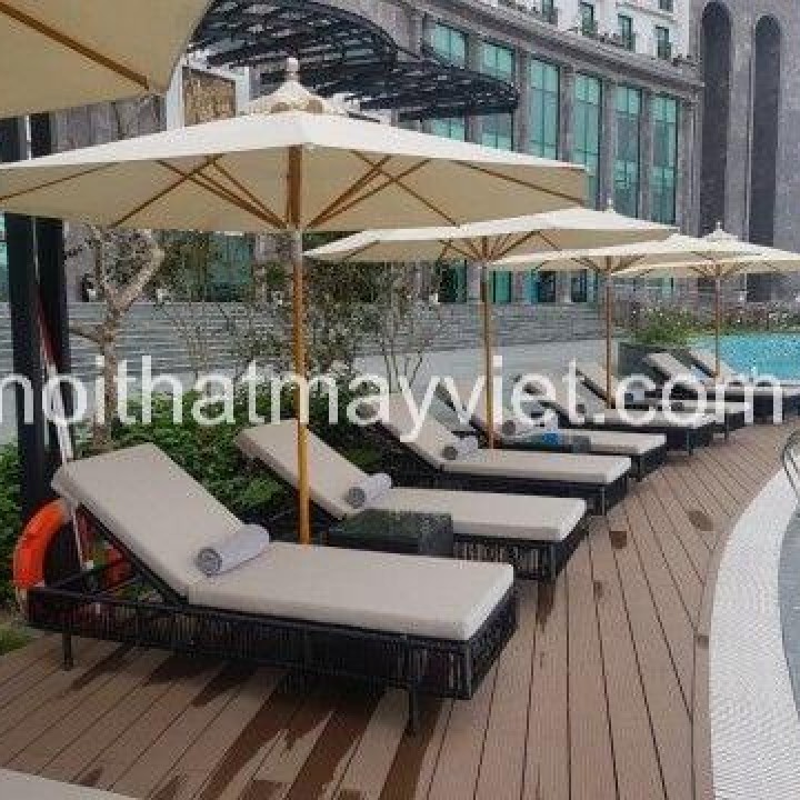 Ô Dù Mây Tre Ngoài Trời ODMT011